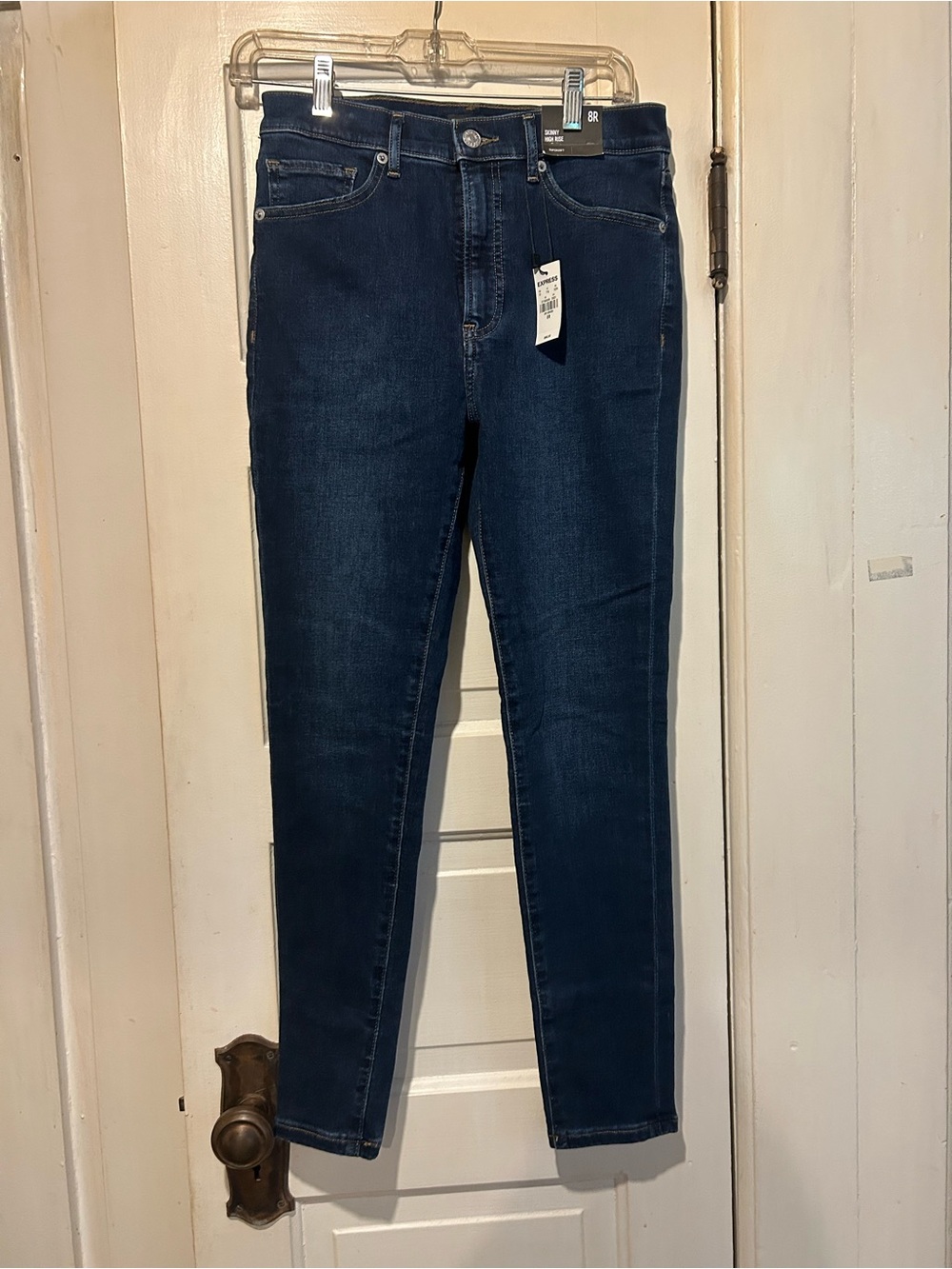 NWT Express Women's Skinny Jeans Dark (8)